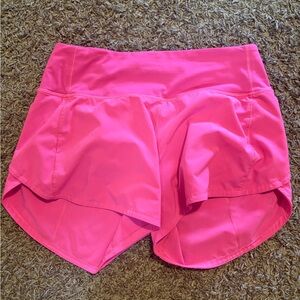 Lululemon Athletica Bright Pink Athletic Shorts